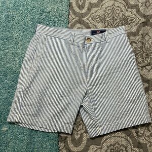 Vineyard Vines by Shep and Ian Breaker seersucker shorts